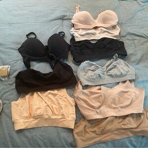 Women's nursing bras - Black, Gray, Cream